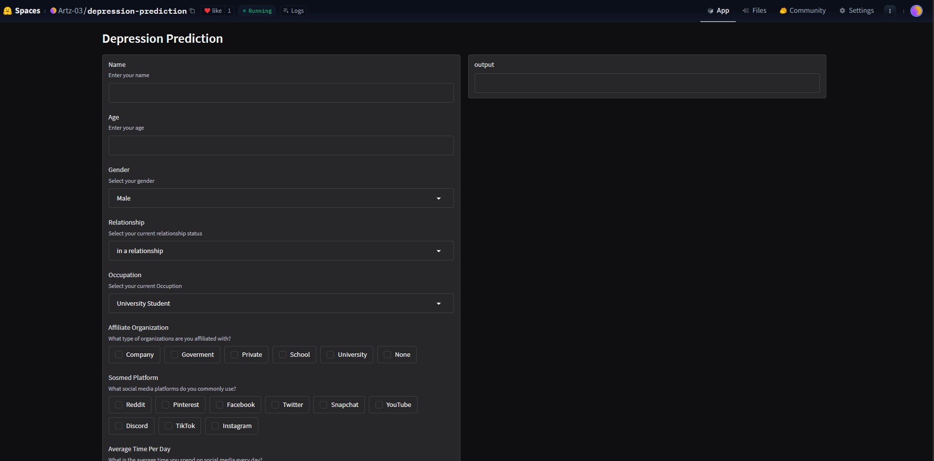 Mental Health Prediction